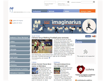 Tablet Screenshot of cm-feira.pt